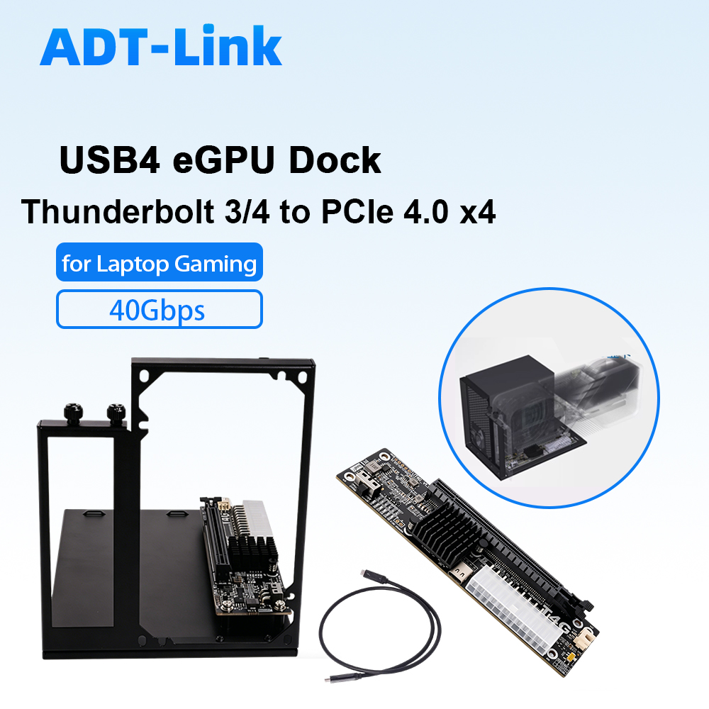 ADT-Link USB4 eGPUドック Thunderb - Thunderbolt 4 External Gpu Enclosure のレビューと価格
