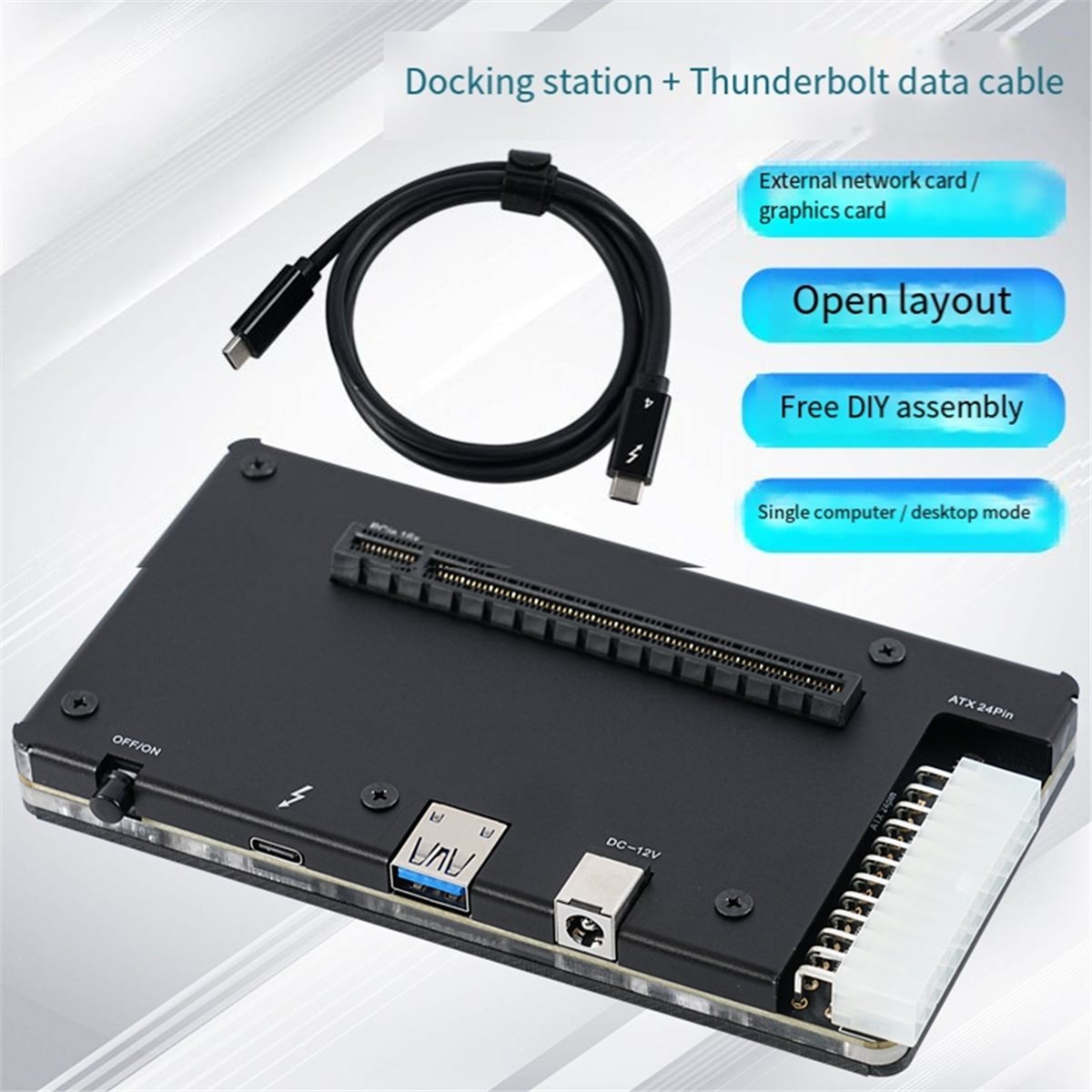 ABIU プロフェッショナル 外付けGPU Thunderb - Thunderbolt 4 External Gpu Enclosure のレビューと価格